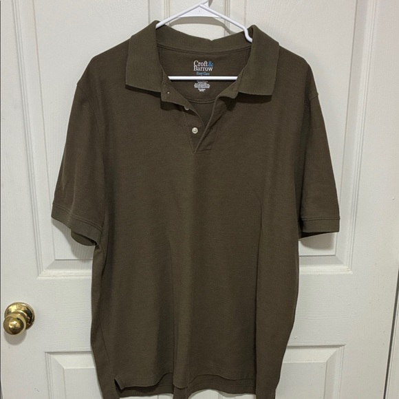 croft & barrow Other - croft & barrow Olive Green Short-Sleeve Polo